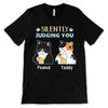 Silently Judging You Grumpy Cat Personalized Shirt
