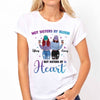 Sisters By Heart Modern Girls Gift For Besties Sisters Siblings Personalized Shirt