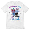 Sisters By Heart Modern Girls Gift For Besties Sisters Siblings Personalized Shirt