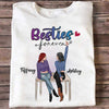 Sitting Besties Trouble Together Personalized Shirt