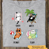 Summer Cats Personalized Cat Shirt