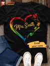 Teacher Heart Personalized Shirt