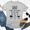 Thanks Personalized Cat Dad Shirt