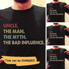 The Bad Influence Retro Personalized Shirt