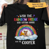 The Rainbow Bridge Personalized Dog Memorial Shirt