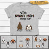 This Bunny Mom Belongs to Peeking Rabbits Personalized Shirt