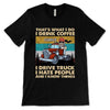 Truck Driver Old Man Personalized Shirt