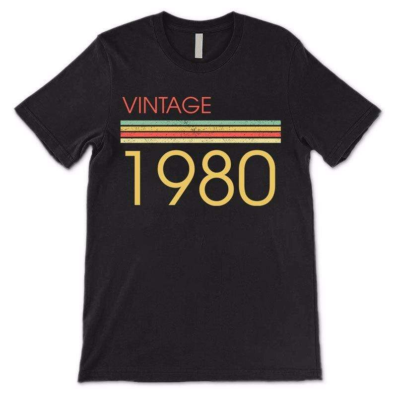 Vintage Birth Year Birthday Personalized Shirt