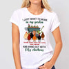 Work In Garden And Hangout With My Chickens Personalized Shirt