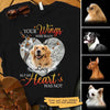 Your Wings Were Ready But My Heart Was Not Personalized Dog Memorial Shirt