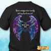 Your Wings Were Ready Sparkling Memorial Personalized Shirt