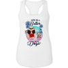 Summer Vibe Better With Dog Personalized Tank Top