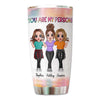 Best Friends Are Sisters We Choose Personalized Tumbler