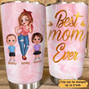 Best Mom Grandma Ever Pink Sassy Woman & Doll Kid Personalized Tumbler