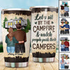 Camping Couple Backview gift Personalized Tumbler