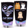 Cat Mom Galaxy Personalized Tumbler