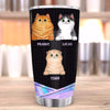 Cat Mom Galaxy Personalized Tumbler