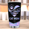 Cat Mom Galaxy Personalized Tumbler