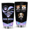 Dog Mom Galaxy Personalized Tumbler