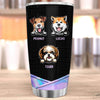 Dog Mom Galaxy Personalized Tumbler