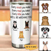 Dogs Cats Watching You Personalized Tumbler