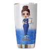 Doll Nurse Scrub Life Personalized Tumbler