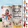 Floral Favorite People Call Me Grandma Doll Personalized Tumbler