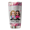 Galaxy Doll Besties Sisters Siblings Personalized Tumbler