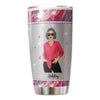 Galaxy Posing Woman Rockin‘ The Grandma Life Personalized Tumbler