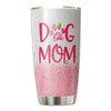 Glitter Texture Dog Mom Cocktail Girl Personalized Tumbler