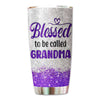 Grandma Butterflies Sparking Personalized Tumbler