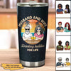 Husband Wife Drinking Buddies Personalized Tumbler