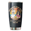 Husband Wife Drinking Buddies Personalized Tumbler