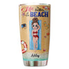 Life Is Better At The Pool Beach Gift For Women Personalized Tumbler