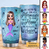 Mermaid Birthday Gift For Women Personalized Tumbler