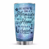 Mermaid Birthday Gift For Women Personalized Tumbler