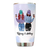 Modern Girl To My Bestie Personalized Tumbler