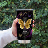 My Mind Still Talks To You Memorial Butterfly Personalized Tumbler