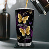 My Mind Still Talks To You Memorial Butterfly Personalized Tumbler