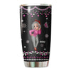 Rock Two Titles Mom Grandma Diamond Pattern Personalized Tumbler