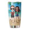 Summer Doll Couple Together Since Personalized Tumbler