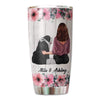 Sunflower Floral Dog Mom Personalized Tumbler