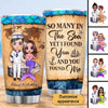 We Found Each Other Sailor & Mermaid Personalized Tumbler