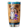 We Found Each Other Sailor & Mermaid Personalized Tumbler