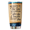 We Found Each Other Sailor & Mermaid Personalized Tumbler