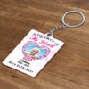 A Big Piece Of My Heart Lives In Heaven Family Memorial Personalized Acrylic Keychain