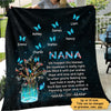 Nana We Hugged This Personalized Fleece Blanket