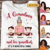 Beautiful Thing Grandma Grandkids Personalized Shirt