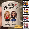 Besties Best Friends Forever Doll Women Sitting Personalized Mug
