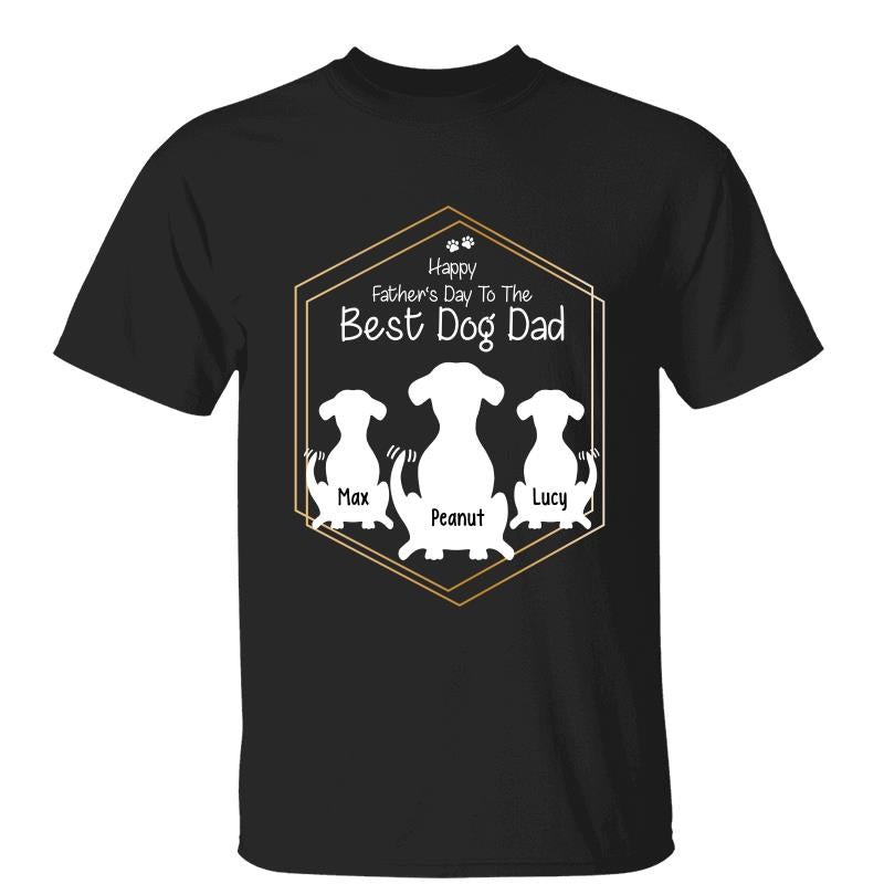 Best Dog Dad Father Day Personalized Dog Dad Shirt TrendingCustom™️